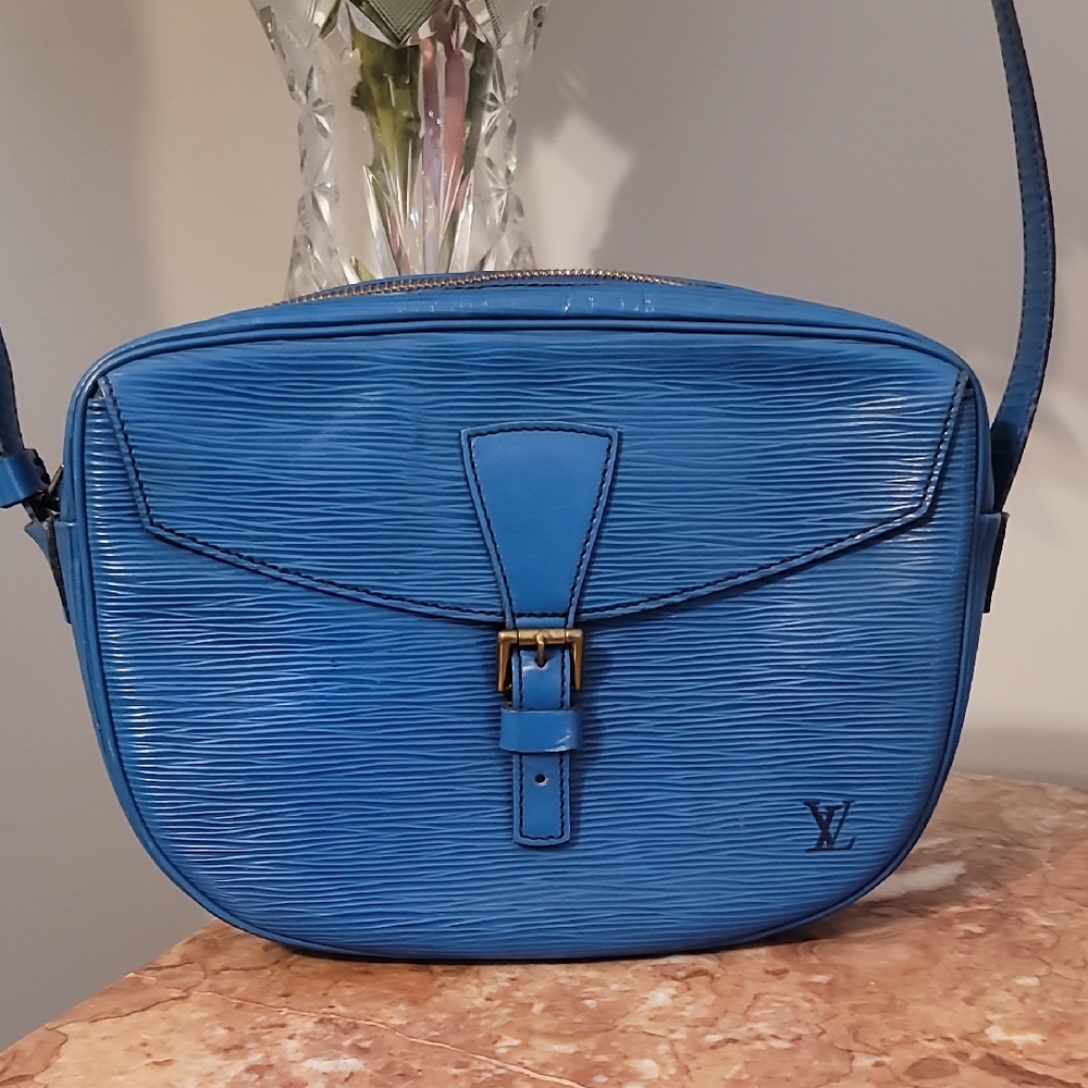 Louis Vuitton Jeune Fille Toledo Blue Epi Leather Bag - Picture 1 of 16